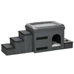 TRUUSK Kattenhuis - Kattenhut met Kattengrot - 3 Dierentrapp, Dieren en Toebehoren, Verzenden, Nieuw