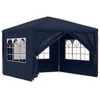 Partytent 3x3 Blauw | Tweede Kansje | Ideaal voor Borrels!, Tuin en Terras, Verzenden, Partytent, Minder dan 4 meter, Nieuw