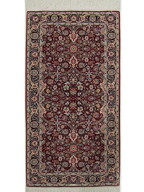 Isfahan met zijde - Tapijt - 125 cm - 60 cm, Huis en Inrichting, Stoffering | Tapijten en Vloerkleden