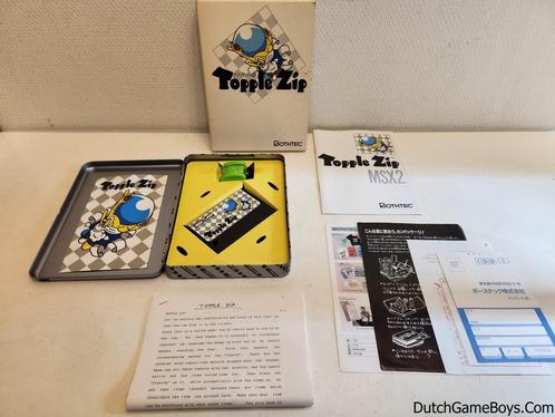 MSX - Topple Zip - Special Edition + Toy, Games en Spelcomputers, Games | Overige, Gebruikt, Verzenden