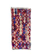 Vintage Moroccan Azilal Rug – Handwoven Wool – Bold Tribal, Maison & Meubles