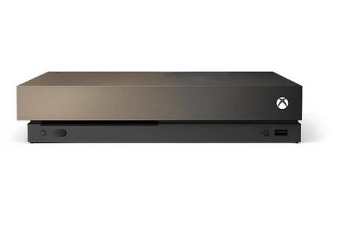 Xbox One X 1TB Gold Rush (Xbox One Spelcomputers), Consoles de jeu & Jeux vidéo, Consoles de jeu | Xbox One, Enlèvement ou Envoi