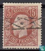 België - Koning Leopold II - 1878, Postzegels en Munten, Verzenden, Gestempeld