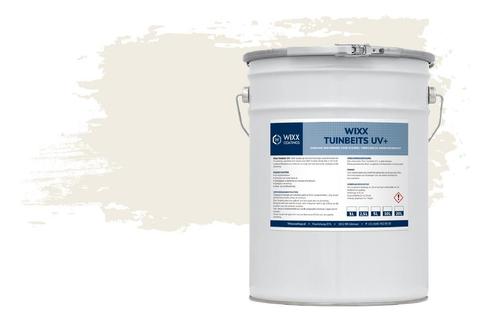 Wixx Tuinbeits UV+ RAL 9010 | Zuiver Wit 5L, Doe-het-zelf en Bouw, Verf, Beits en Lak, Nieuw, Verzenden