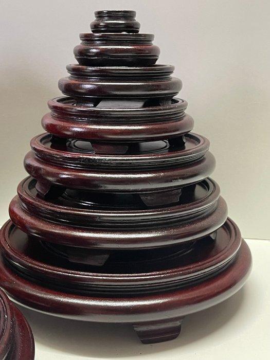 Onderzetter (21) - Hout - Plant Stand Piëdestal, Antiek en Kunst, Antiek | Overige Antiek