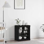vidaXL Sideboard met LED-verlichting Zwart Eiken 60,5x37x67, Huis en Inrichting, Kasten | Dressoirs, Verzenden, Nieuw