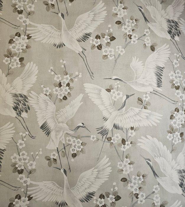 TESSUTO Art Nouveau de Dans van de reigers in de vlucht -, Antiek en Kunst, Antiek | Tapijten, Tafelkleden en Textiel