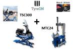 TSC300 Scooter Heftafel + MTC24 Motor Bandenapparaat Set, Motos, Accessoires | Produits d'entretien