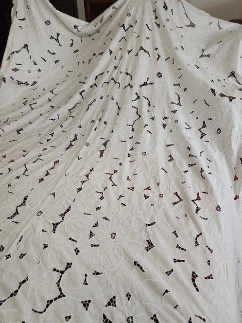 Prachtig banket tafelkleed - Tafelkleed - 245 cm - 160 cm, Antiek en Kunst, Antiek | Tapijten, Tafelkleden en Textiel