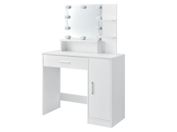 Veiling - Schminktafel / kaptafel Zoey - Wit, Maison & Meubles, Tables | Coiffeuses