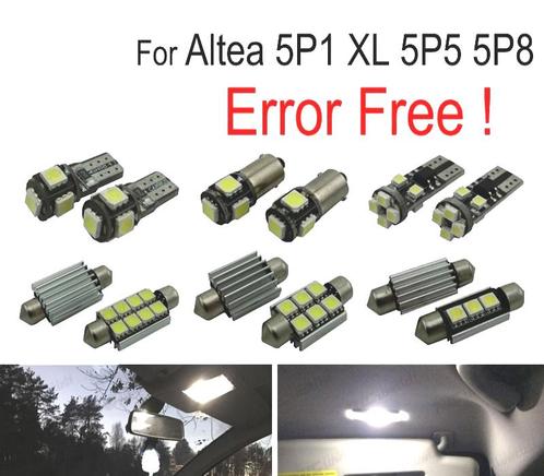 Kit 11 Ampoules Led Intérieur Pour Seat Altea 5P 1 Xl 5P5 5P, Auto-onderdelen, Verlichting, Verzenden