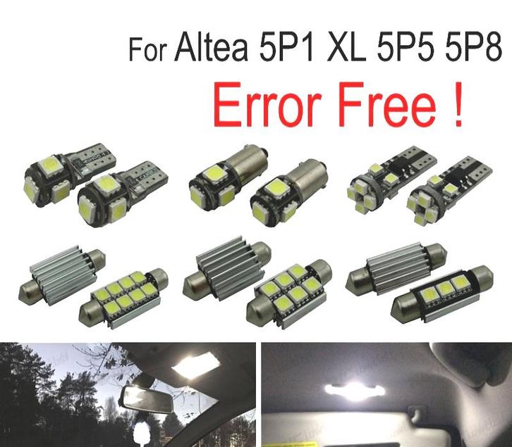 Kit 11 Ampoules Led Intérieur Pour Seat Altea 5P 1 Xl 5P5 5P, Autos : Pièces & Accessoires, Éclairage, Envoi