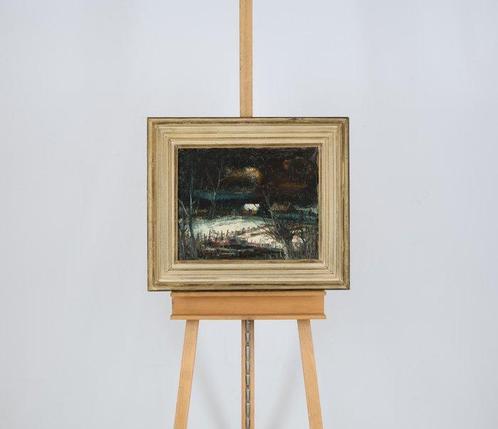 Marinus Bies (1894-1975) - Winterlandschap, Antiek en Kunst, Kunst | Schilderijen | Klassiek