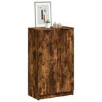 vidaXL Schoenenkast 59x35x100 cm bewerkt hout gerookt, Verzenden, Nieuw