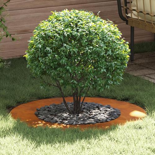 vidaXL Plantenring Ø50/80 cm Weerbestendig Staal, Tuin en Terras, Bloempotten, Nieuw, Verzenden