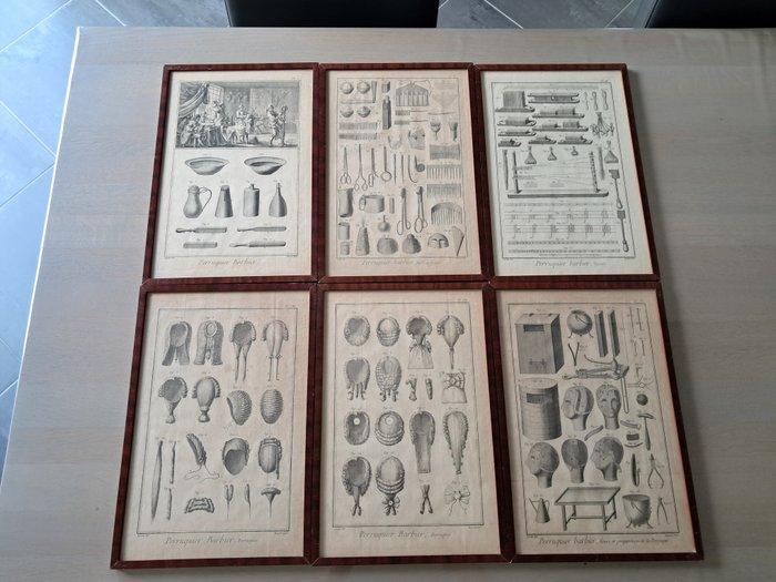 Wanddecoratie (6) - Zeer decoratieve en zeldzame set van zes, Antiek en Kunst, Curiosa en Brocante