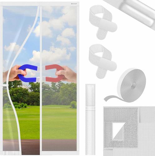 KESSER® Magnetisch deurgordijn - Vliegengordijn - 90x200cm -, Huis en Inrichting, Overige Huis en Inrichting, Verzenden
