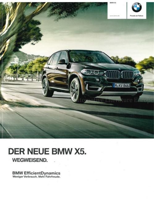 2013 BMW X5 BROCHURE DUITS, Boeken, Auto's | Folders en Tijdschriften
