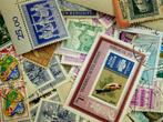 Wereld - Duizenden wereldwijde en Duitse postzegels van de, Postzegels en Munten, Gestempeld