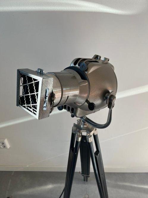 Strand Electric - Theaterlamp - Hout, IJzer, Antiek en Kunst, Antiek | Verlichting