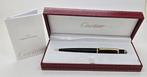 Cartier - Ballpoint Pen Diabolo Black Lacquer Gold Clip, Nieuw