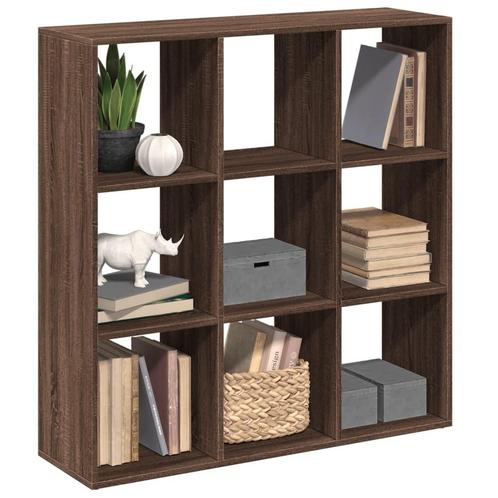 vidaXL Kamerscherm / boekenkast 102x29x103,5 cm hout bruin, Maison & Meubles, Armoires | Bibliothèques, Envoi
