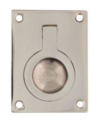 Intersteel Luikring recht 41mm x 31mm nikkel, Huis en Inrichting, Kasten | Overige, Ophalen of Verzenden