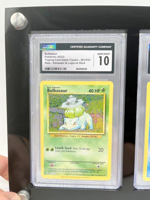 Pokémon - 3 Graded card - Bulbasaur, Squirtle & Charmander -, Hobby en Vrije tijd, Verzamelkaartspellen | Pokémon