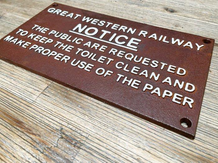 Plaque - Gietijzer, Antiek en Kunst, Antiek | Wandborden en Tegels