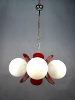 Lampe - Pendentif - 7 sphères Ère atomique - Laiton, Antiek en Kunst