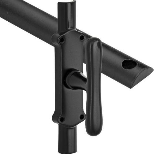 Kruk-espagnolet Linea mat zwart inclusief 1 stang, Doe-het-zelf en Bouw, Hang- en Sluitwerk, Klink of Kruk, Nieuw, Overige materialen
