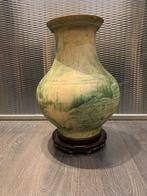 Chinois ancien Terre cuite Vase en forme de balustre - 43.8