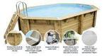 Ubbink Zwembad Sunwater 490 x 300 x 120 Hoog Blauwe Liner