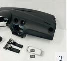 Dashboard + Airbags + Veiligheidsgordels Seat Ibiza 6J, Verzenden, Gebruikt, Seat