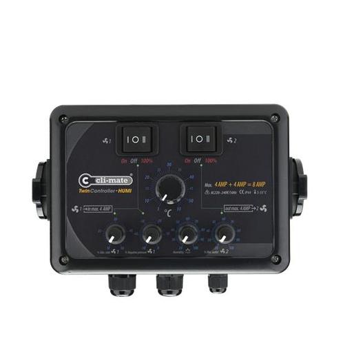 Twin controller + Humi | 4+4 A, Doe-het-zelf en Bouw, Ventilatie en Afzuiging, Verzenden