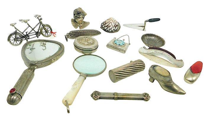 Pepermuntdoos (15) - .800 zilver, Antiek en Kunst, Antiek | Zilver en Goud