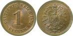 Duitsland 1 Pfennig 1876 F J 001, Postzegels en Munten, Verzenden, België