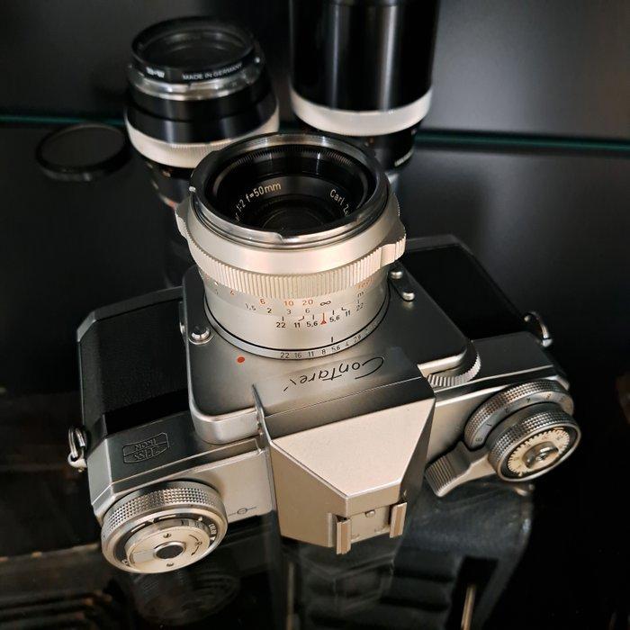 Zeiss Ikon Contarex Special + 25mm/50mm/135mm Single lens, Audio, Tv en Foto, Fotocamera's Analoog