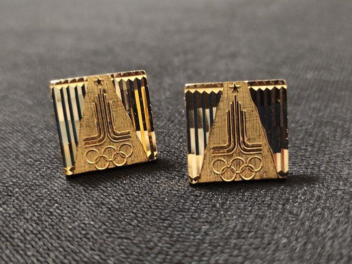 Olympische Spelen - 1980 - Vintage manchetknopen Olympische, Collections, Collections Autre