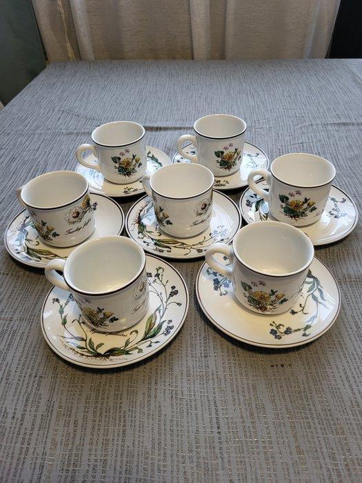Villeroy & Boch - Koffieservies (7) - Botanica -, Antiek en Kunst, Antiek | Meubels | Tafels