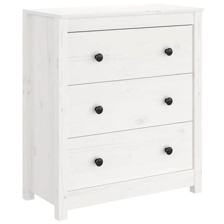 Grenenhouten Dressoir Wit | Retour Deal | 34% Korting!, Maison & Meubles, Armoires | Dressoirs, Envoi