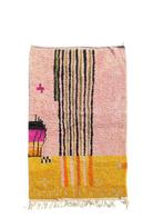 Tapis berbère en laine rose authentique du Maroc - Tapis -, Huis en Inrichting, Stoffering | Tapijten en Vloerkleden, Nieuw