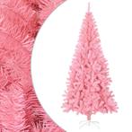 vidaXL Kunstkerstboom met standaard 210 cm PVC roze, Diversen, Verzenden, Nieuw