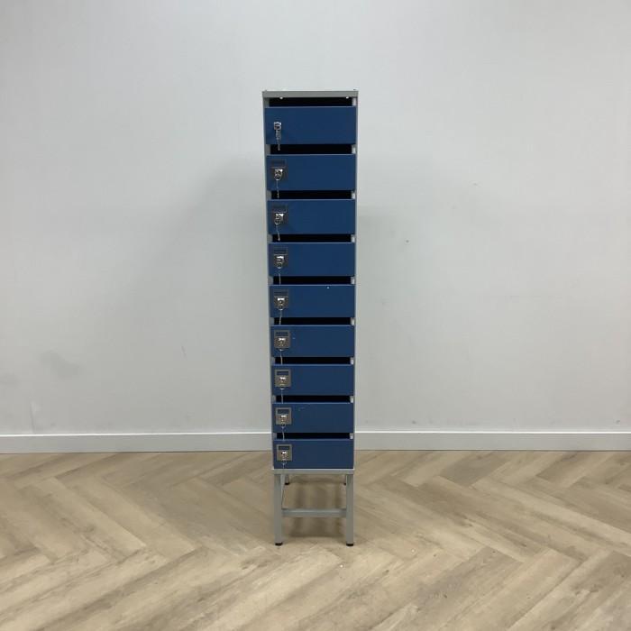 brievenbus locker 9 vaks + sleutel (hxbxd) 163,5x30x50 cm,, Tuin en Terras, Brievenbussen, Gebruikt