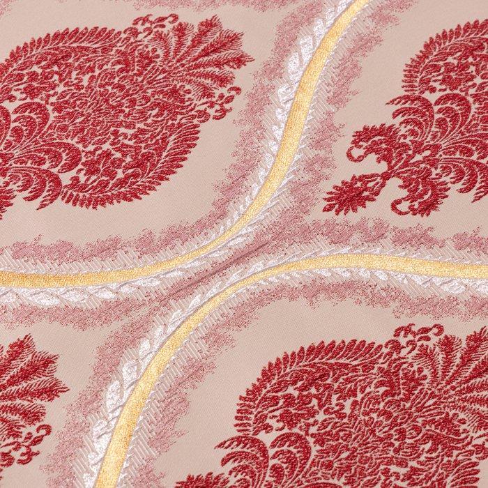 Pregiato Broccato - 5 meter - Damascato – Medaglioni, Antiek en Kunst, Antiek | Tapijten, Tafelkleden en Textiel