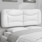 vidaXL Coussin de tête de lit blanc 120 cm similicuir, Maison & Meubles, Chambre à coucher | Lits, Neuf, Verzenden