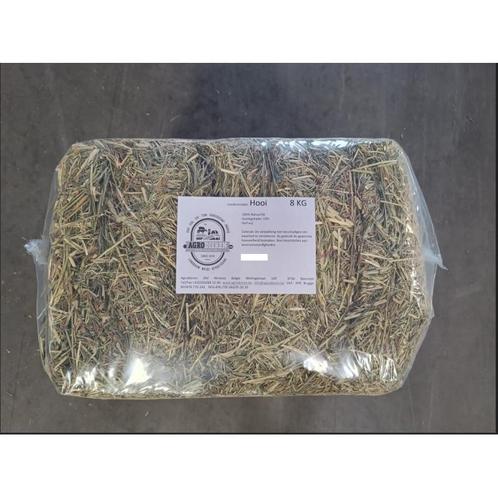 Droog hooi in plastiek 8 kg - losse pak - super ontstoft -, Dieren en Toebehoren, Paarden en Pony's | Overige Paardenspullen, Nieuw