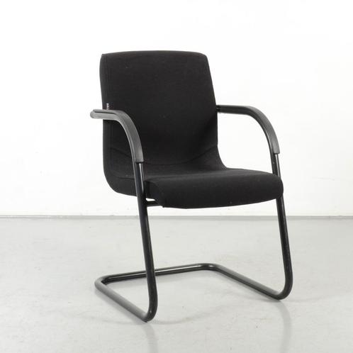 Ahrend 230 vergaderstoel, zwart, sledeframe, Huis en Inrichting, Stoelen, Gebruikt, Ophalen of Verzenden