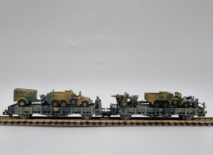 Roco, Arnold N - Modeltrein (2) - Spur N - Wehrmacht - 2 x, Hobby en Vrije tijd, Modeltreinen | N-Spoor