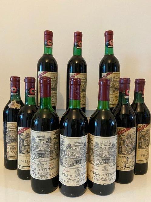 Villa Antinori Chianti Collection 2x 1964, 5x 1967,, Verzamelen, Wijnen